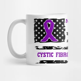 No One Fights Alone Cystic Fibrosis Awareness Mug